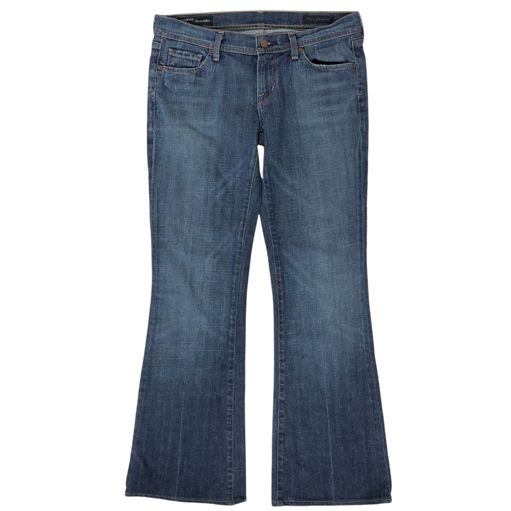 Citizens of Humanity Ingrid‎ 002 Stretch Low Waist Flare Jeans Size 29 Y2K Boho